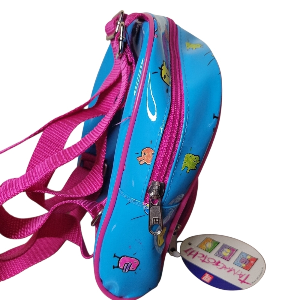 Vintage 90s Tamagotchi Pink Blue Mini Backpack - Picture 4 of 12